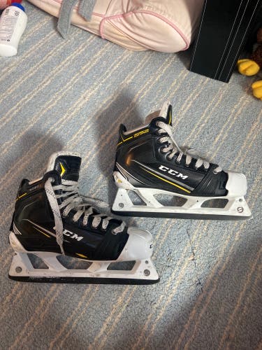 Used CCM Regular Width  Size 7 Tacks 9080 Hockey Goalie Skates
