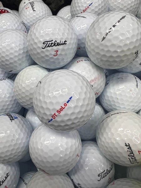 Titleist DT Solo      12 White Near Mint AAAA Used Golf Balls