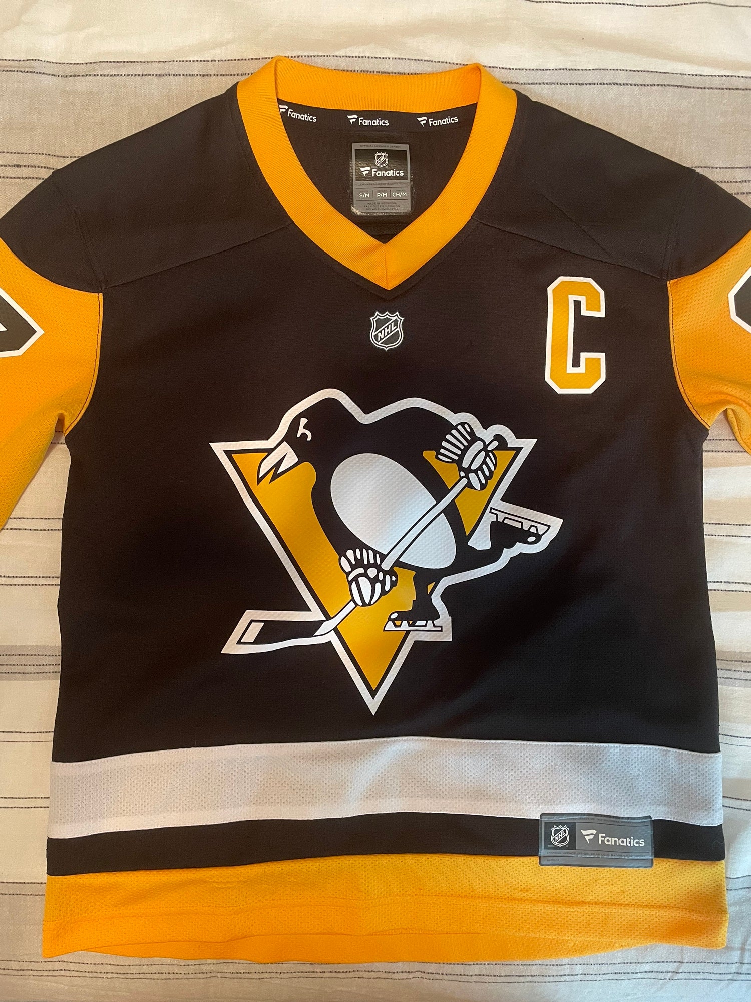 Fanatics Men's Pittsburgh Penguins Sidney Crosby Jersey Black M