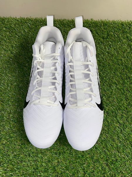 Nike Alpha Menace Pro 2 Low TD White Football Cleats CV6477-100 Mens 14 NEW