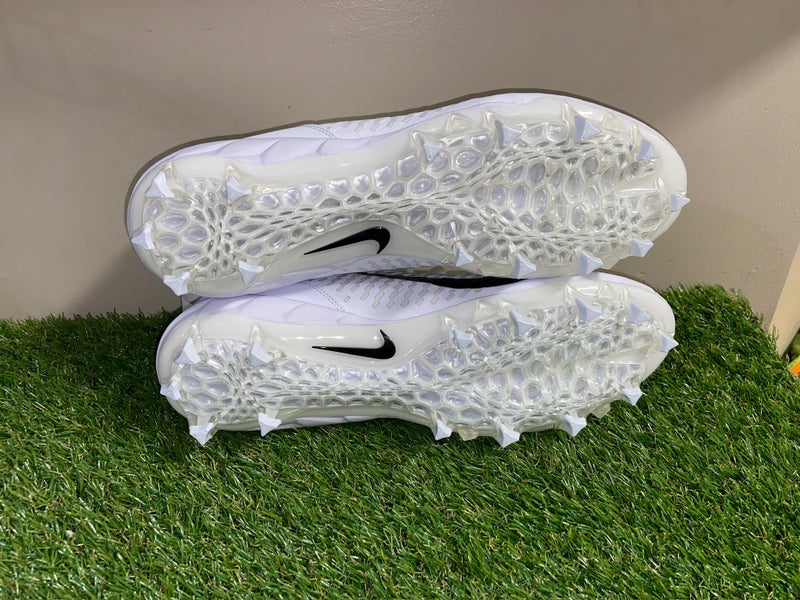 Nike Alpha Menace Pro 2 Low TD White Football Cleats CV6477-100 Mens 14 NEW