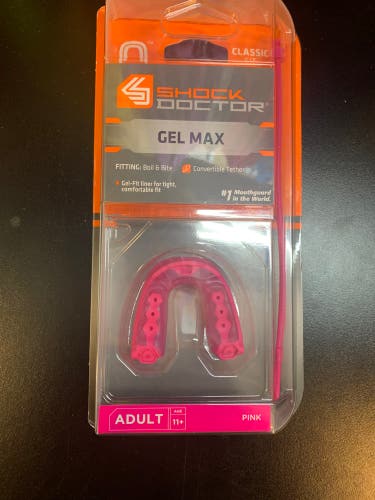 Shock doctor gel max Mouthguard Pink