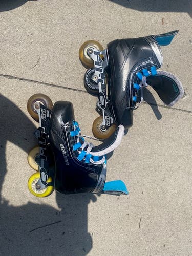 Used Bauer Prodigy Inline Skates Regular Width Size 4