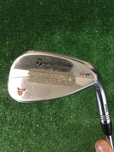 TaylorMade MG Carbon Steel GW 52* Gap Wedge With S400 Stiff Steel Shaft