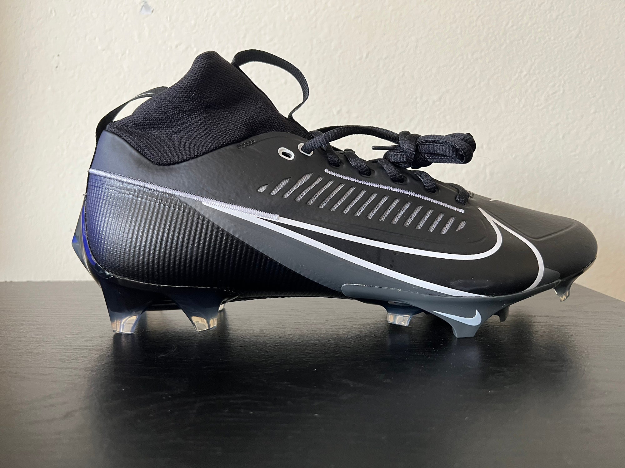 Nike Vapor Edge Elite 360 2 Football Cleats Black White DA5457-010 Choose  Size