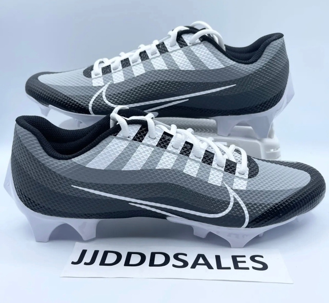 Nike Vapor Edge Speed 360 Smoke Grey Football Cleats DQ5110-001 Men's Size 7.5