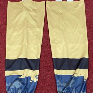 Military Game Blue/Gold Camp Socks