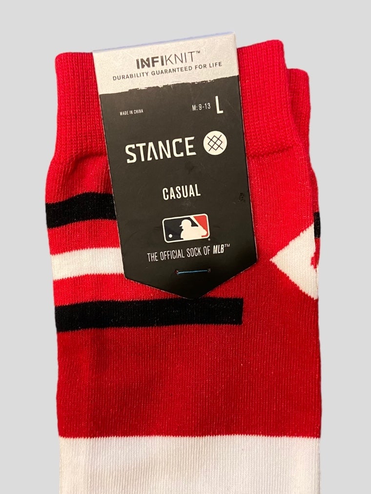 Stance Cincinnati Reds 2023 City Connect Crew Socks - Red - 1 Each