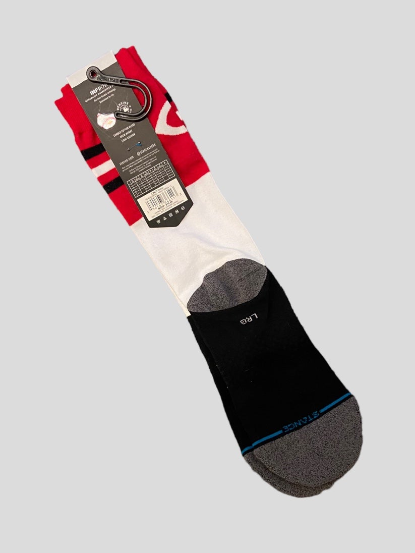 Men's Stance Boston Red Sox City Connect Crew Socks Size: Large