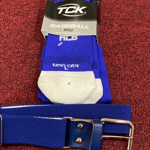 TCK Baseball Socks & Belt Combo Item#BTCO