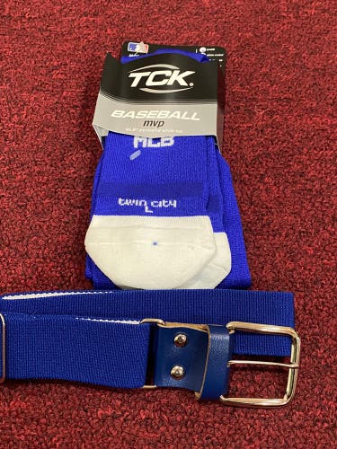 TCK Baseball Socks & Belt Combo Item#BTCO