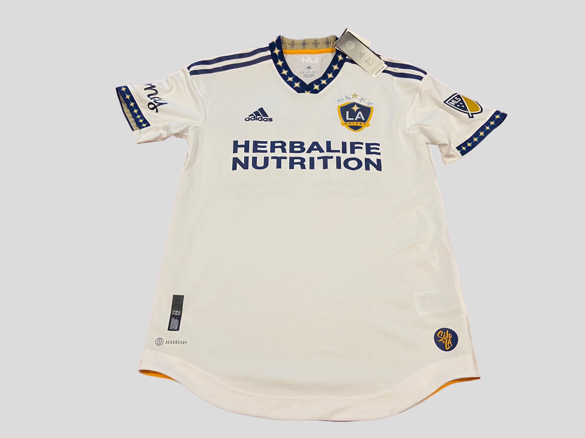 LOS ANGELES GALAXY 2019 2020 HOME FOOTBALL SHIRT SOCCER JERSEY ADIDAS Sz M