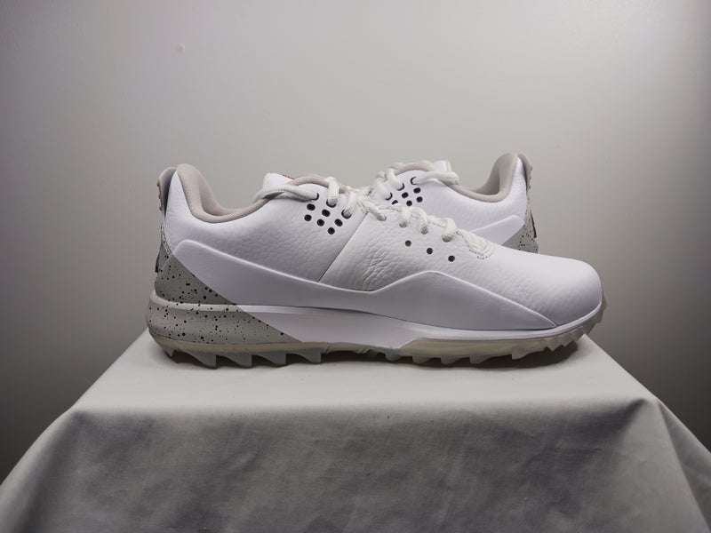 Nike Air Jordan ADG 3 White Cement Golf Shoe Men's Size 7.5