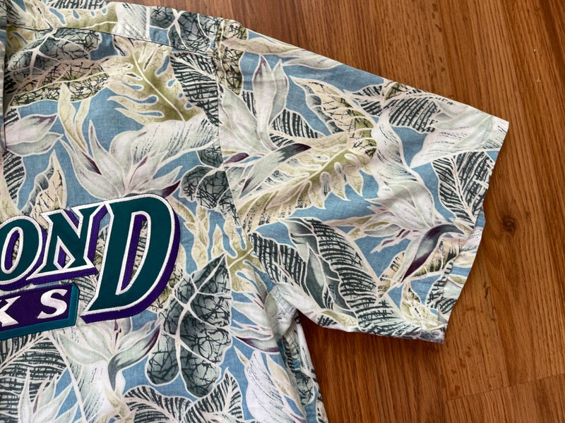 Arizona Diamondbacks MLB BASEBALL RECONSTRUCTED Size Large Hawaiian Jersey  Shirt!
