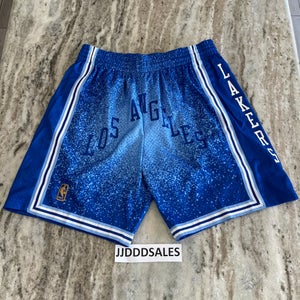 Mitchell & Ness Re-Take Gradient NBA Swingman Shorts 1996 Los Angeles LA Lakers Men’s Size XL
