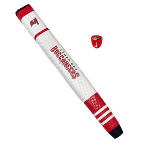 NEW Team Golf Tampa Bay Buccaneers Red/White Jumbo Putter Grip w/Ball Marker