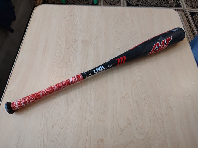 Used Marucci Alloy Cat USA Bat (-11) 18 oz 29"