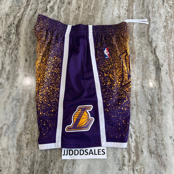 Mitchell & Ness LA Lakers 09 Fadeaway Swingman Basketball Shorts Men's Size  2XL.