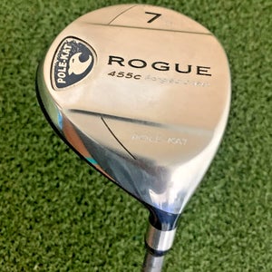 Pole-Kat Rogue 455C 7 21* Wood / RH / Senior Graphite ~41" / NEW GRIP / dj6297