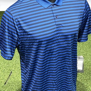 Nike, Shirts, Milwaukee Brewers Nike Shirt Medium Mens Golf Polo Drifit  Navy Blue Stripe Mlb