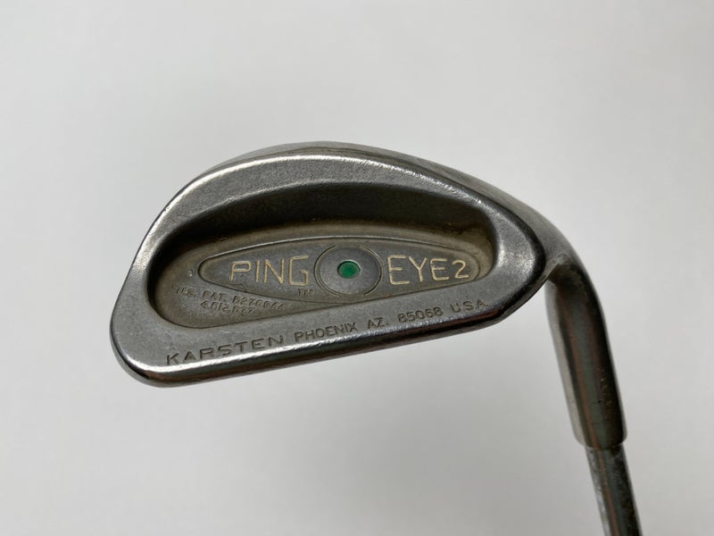 Ping Eye 2 Sand Wedge Green Dot 2* Up Karsten ZZ-Lite Wedge Steel Mens RH