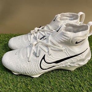 *SOLD* Men Nike Alpha Huarache NXT White Metal Baseball Cleats DJ6517-100 Size 9 NEW