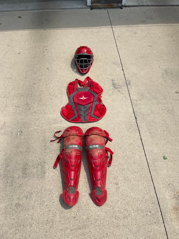 Used All Star System 7 Catcher's Set SidelineSwap