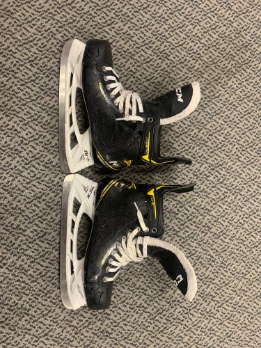 Used Custom As3 Pro Skates Size 8.5 LS 3 STEEL & No FOOTBEDS!
