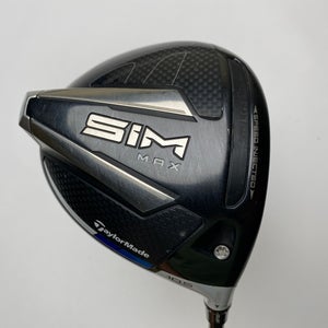 Taylormade SIM MAX Driver 10.5* Fujikura Atmos 6R Regular Graphite Mens RH