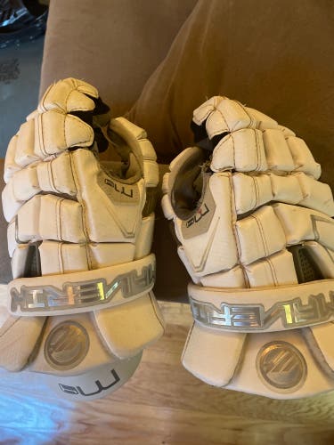 Used Player's Maverik 13" M4 Lacrosse Gloves