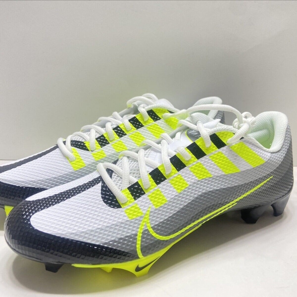 Nike Vapor Edge Speed 360 Grey Volt Football Cleats DQ5110-071 Mens Size 9 NEW