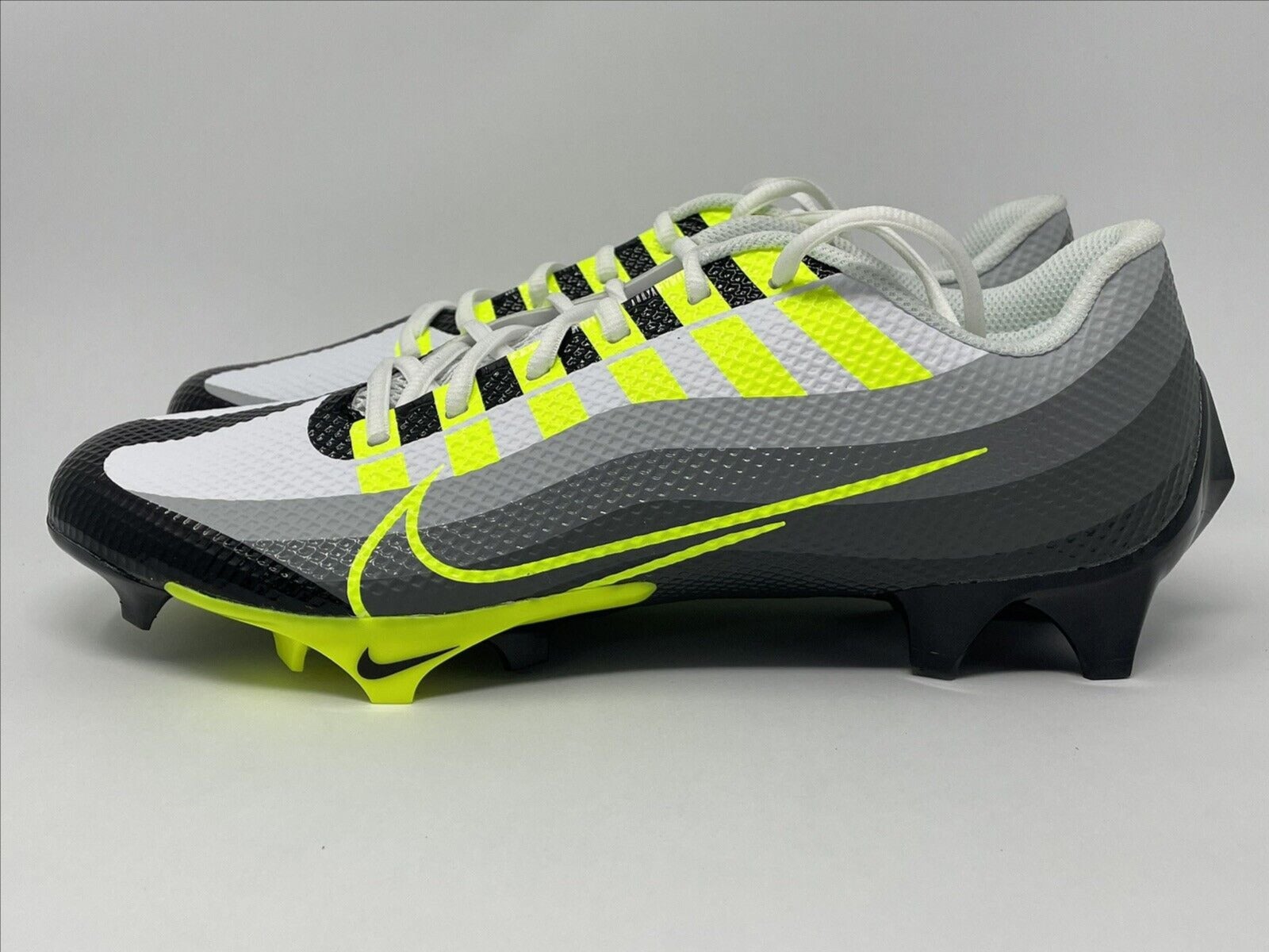 Nike Vapor Edge Speed 360 Grey Volt Football Cleats Shoes Mens 13 DQ5110-071 Nike Vapor Edge Pro 360 Football Soccer Cleats Grey Volt Men  main image 4