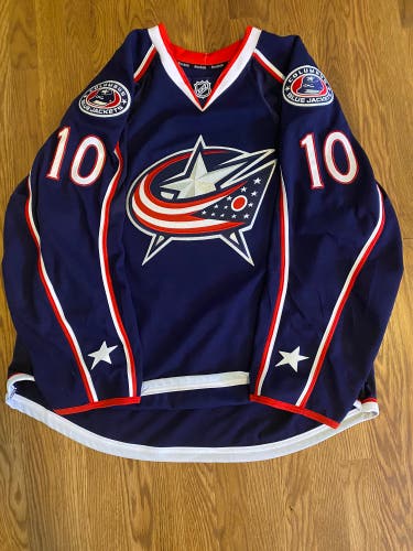 Game-Worn Marian Gaborik #10 Columbus Blue Jackets Jersey