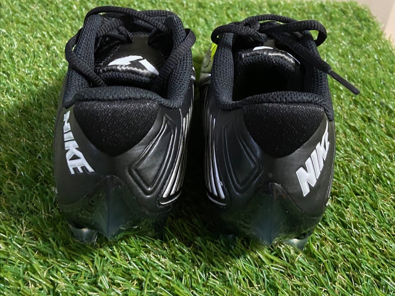 Nike Vapor Edge 360 VC Vapor Carbon Football Cleats Size 9 Black/White