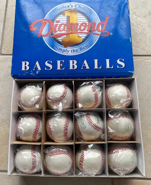 New Diamond 12 Pack (1 Dozen) Baseballs