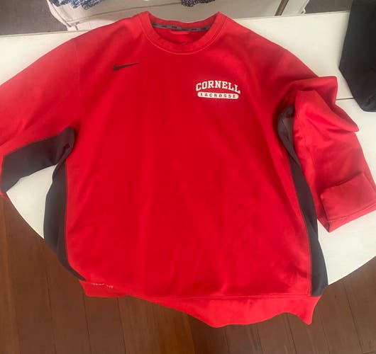 Cornell Men's Lacrosse Official Gear - Nike Dri-Fit Sweat Shirt