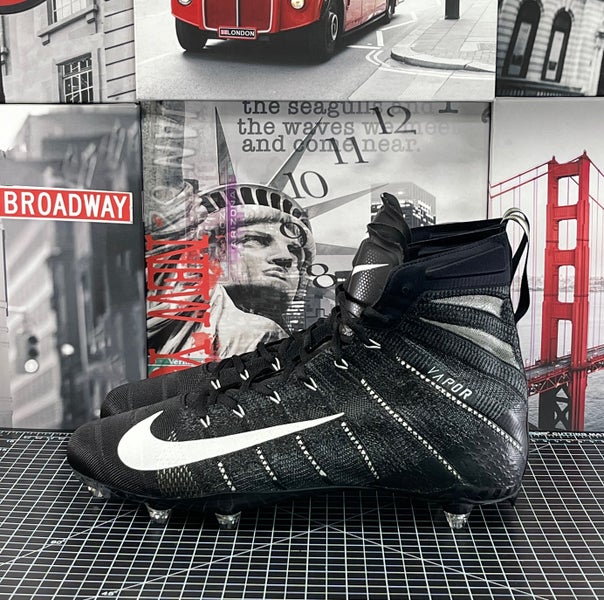 Nike Vapor Untouchable Elite Molded Cleats Shoes In Black