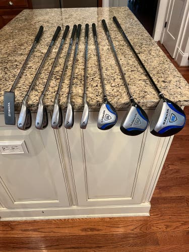 Men's Used Callaway Right Handed Strata Clubs (Full Set) Regular Flex 9 Pieces