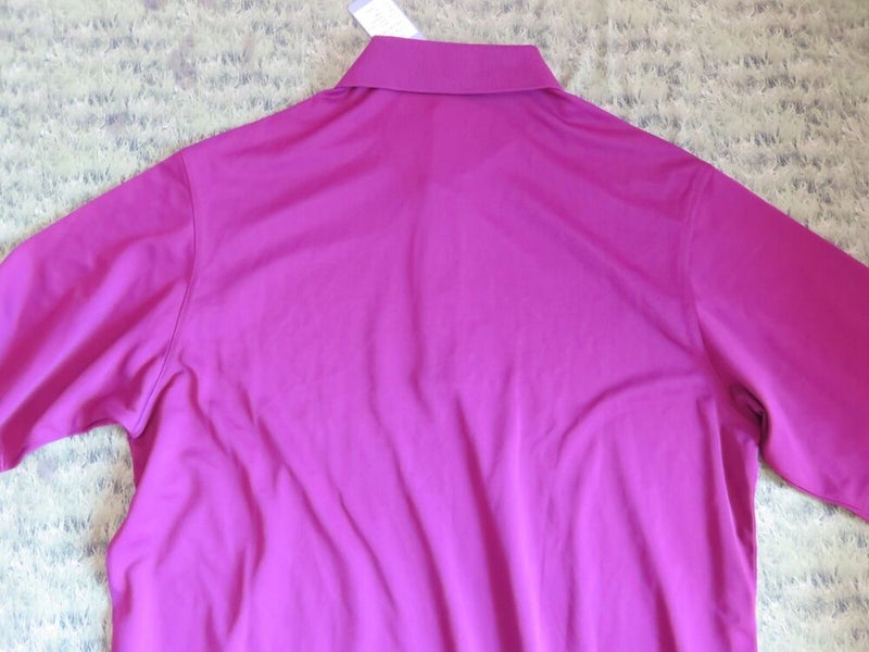 New! Ashworth Golf Polo Trump National Colts Neck Golf Club Purple Mens  Small