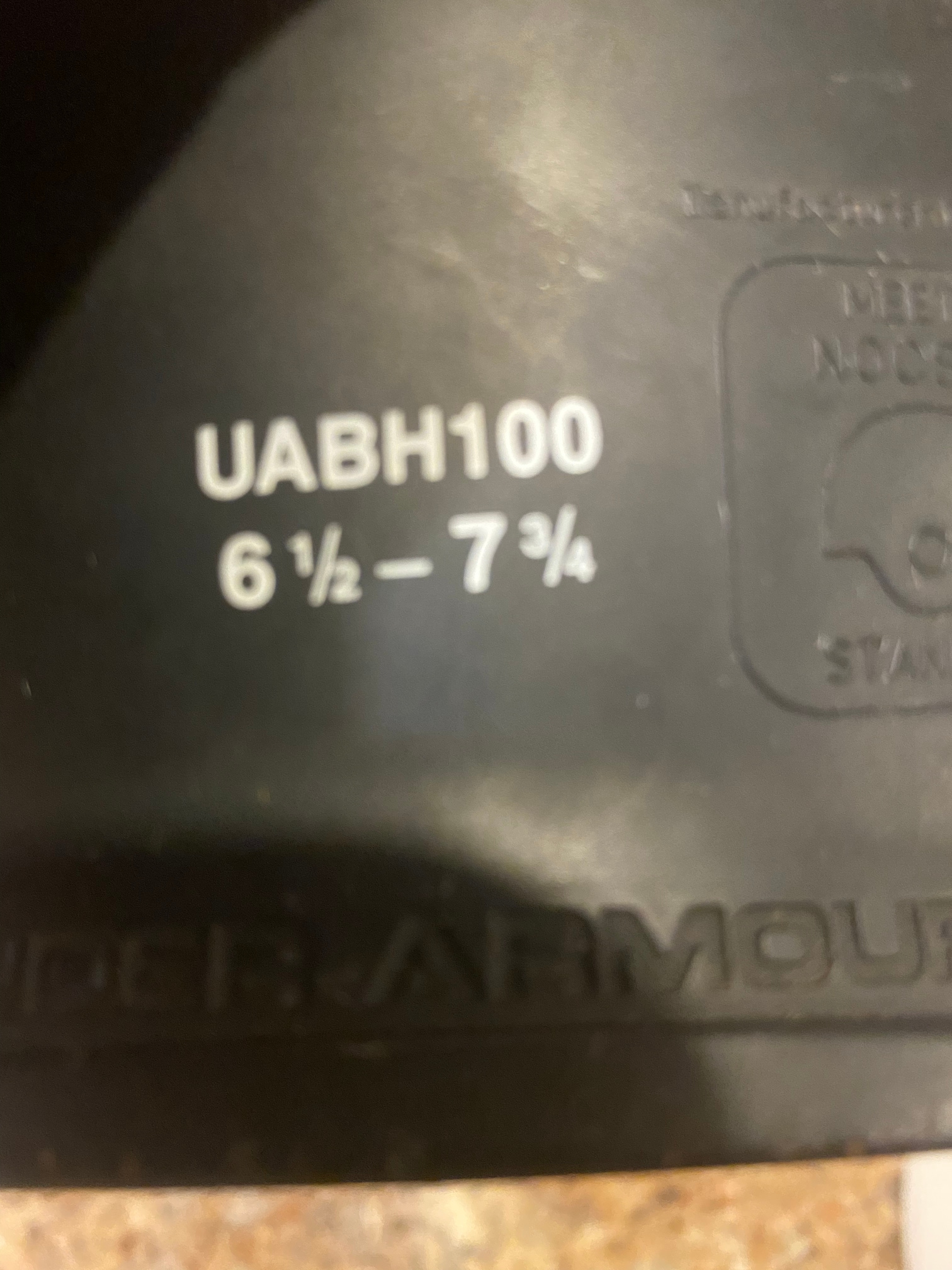 Used Large Under Armour UABH100 Batting Helmet
