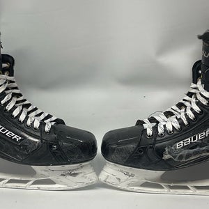 BAUER SUPREME ULTRASONIC PRO STOCK ICE HOCKEY SKATES 12 FIT 1 USED NHL(10421)