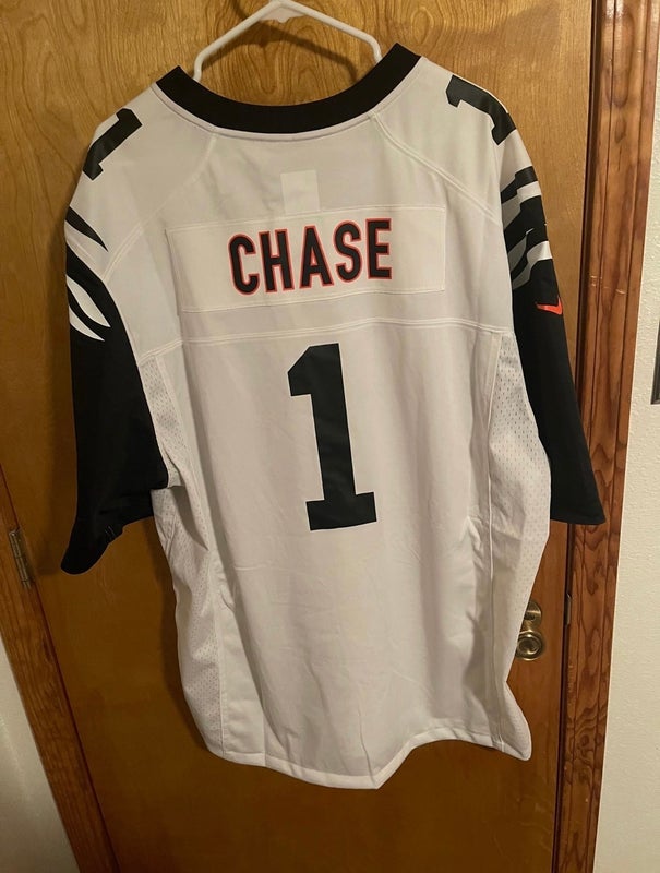 Men's Nike Ja'Marr Chase Black Cincinnati Bengals Game Jersey