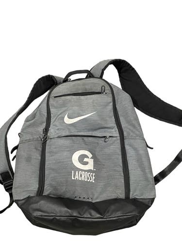 Georgetown Lacrosse Team Issued Gray Large Nike Backpack