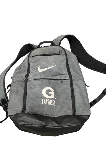 Georgetown Lacrosse Team Issued Gray Large Nike Backpack