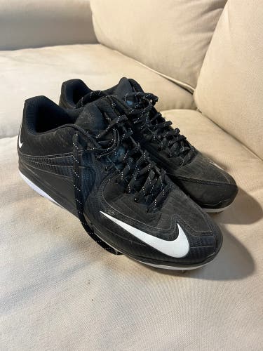 Black Size 12 Nike Cleats
