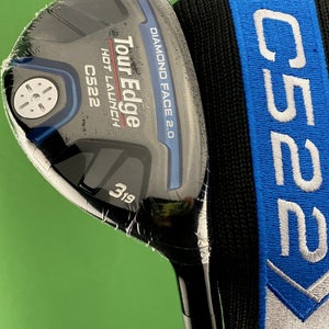 Tour Edge Hot Launch C522 Rescue 3-Hybrid 3H 19* Fubuki Regular R-Flex #86440