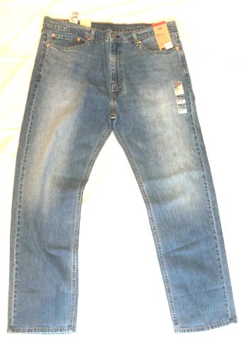 Levi's® Men's 505 Straight Leg Regular Fit Jeans - Blue Denim 42x32