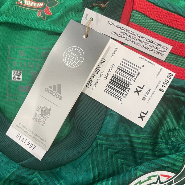 Adidas Mexico Home Jersey 22 Green / XL