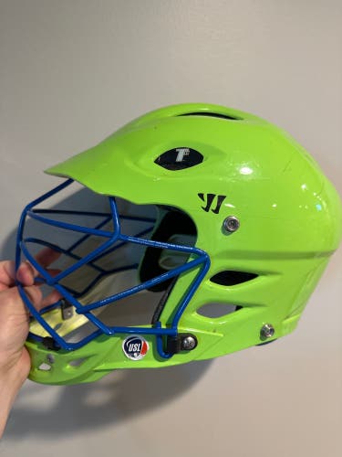 Warrior Lacrosse Helmet Tii Lime green