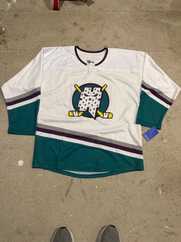 Custom Might Ducks Style Hockey Jersey